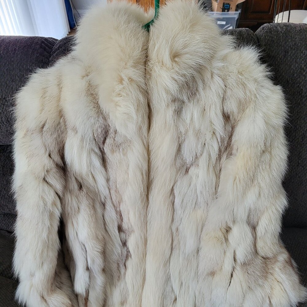 Silver Fox Fur Jacket - image 3